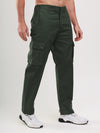 Olive Green 6 pockets Cotton Cargo pant