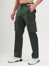 Olive Green 6 pockets Cotton Cargo pant