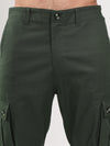 Olive Green 6 pockets Cotton Cargo pant