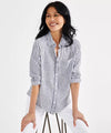 Classic Striped Cotton Linen Shirt